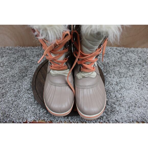 Sorel Tivoli II Waterproof Winter Boots Womens 5 Faux Fur Snow - Picture 3 of 9